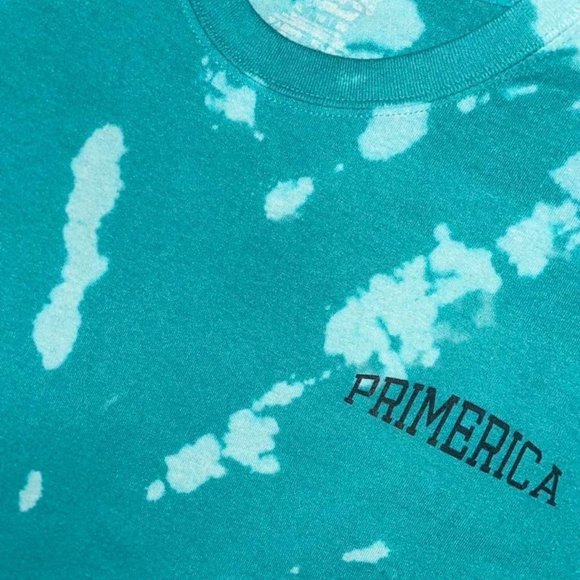 Vintage Bleached Primemerica ‘March To A Million’ Teale Graphic T-shirt XL - Picture 4 of 4